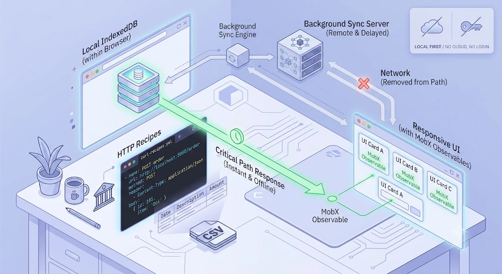 Linear의 local-first 아키텍처 — 브라우저 내 DB와 동기화 엔진이 네트워크 지연을 UI에서 제거하는 구조